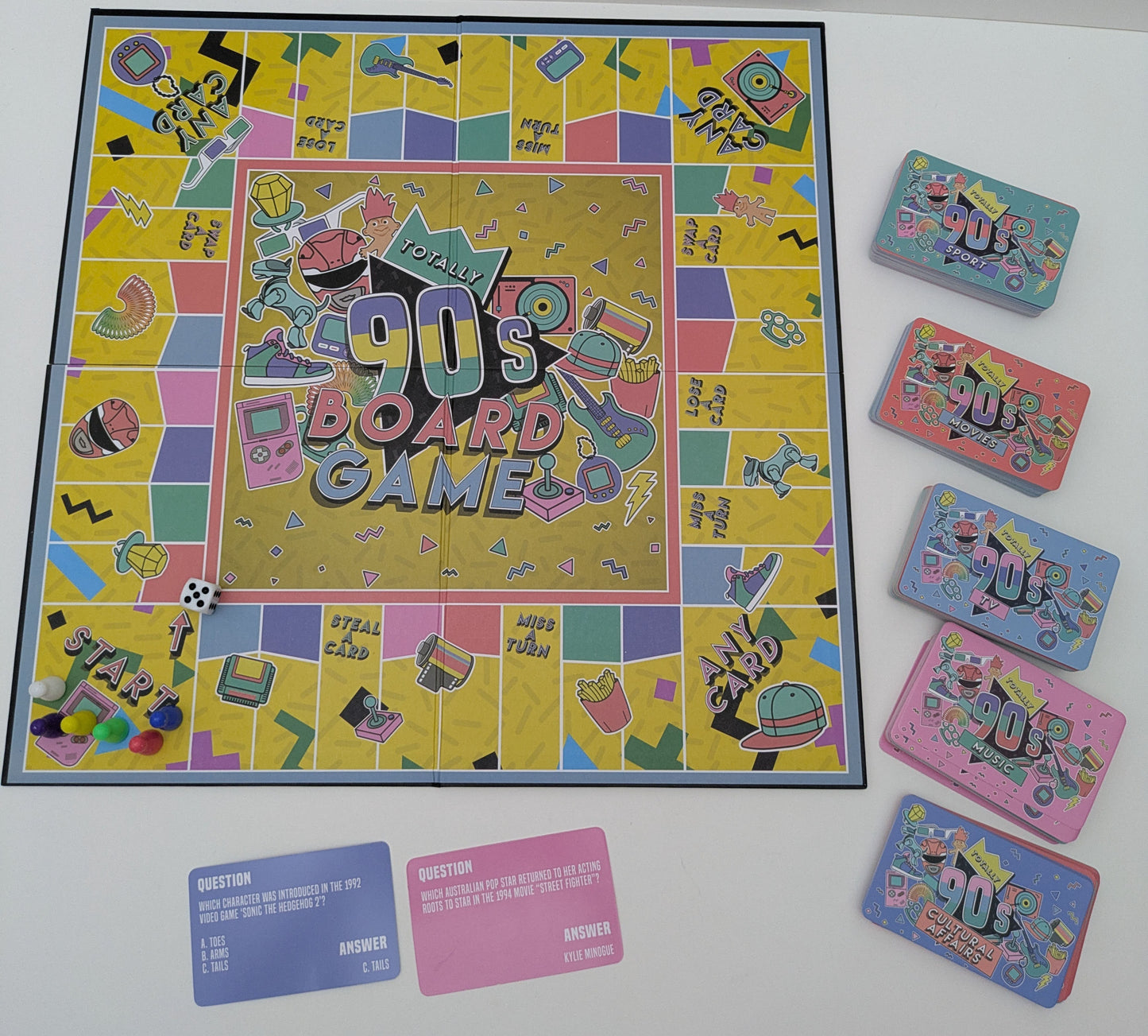 The Totally 90s Board Game (2020) – It's All That and a Bag of Chips