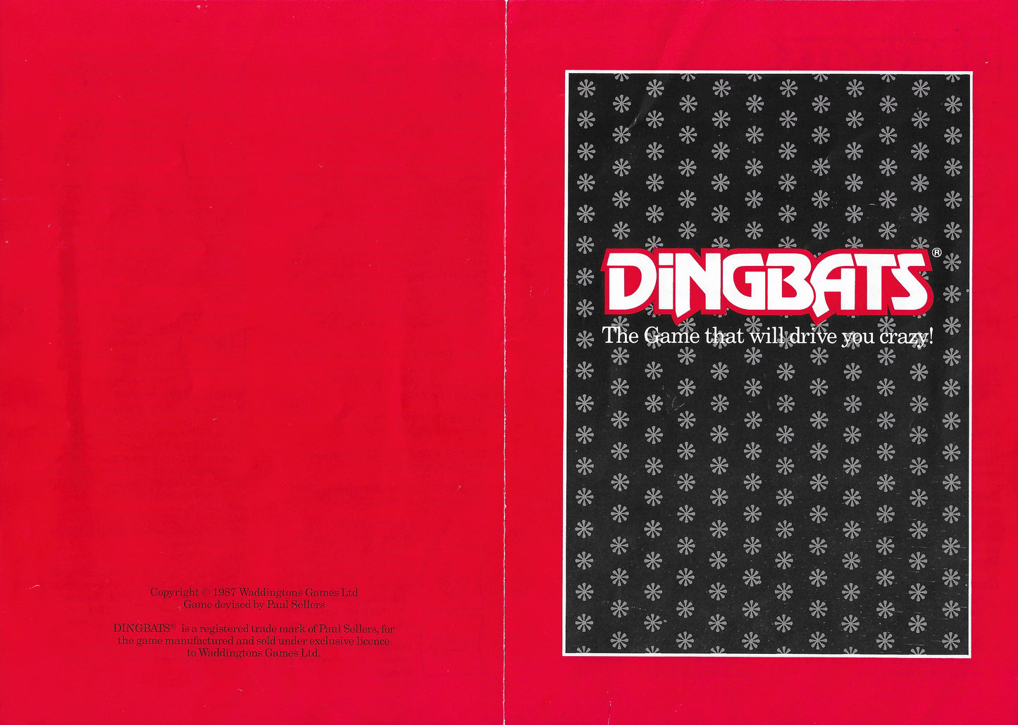 The fun of Dingbats (1987) lies in spotting the hidden phrases in every clever clue.