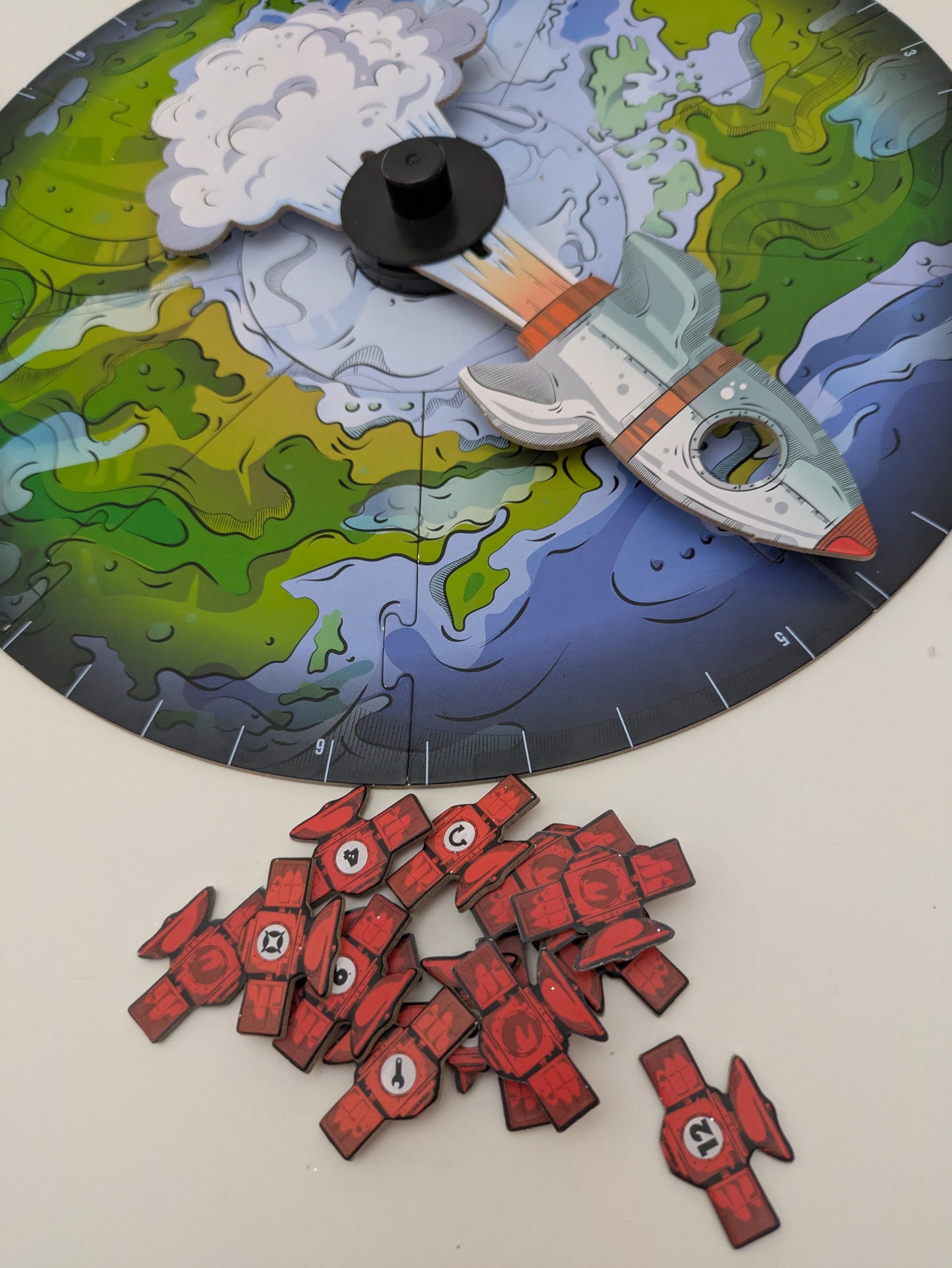 The spinner decides your next move, but clever thinking wins the game in GPS (2020).