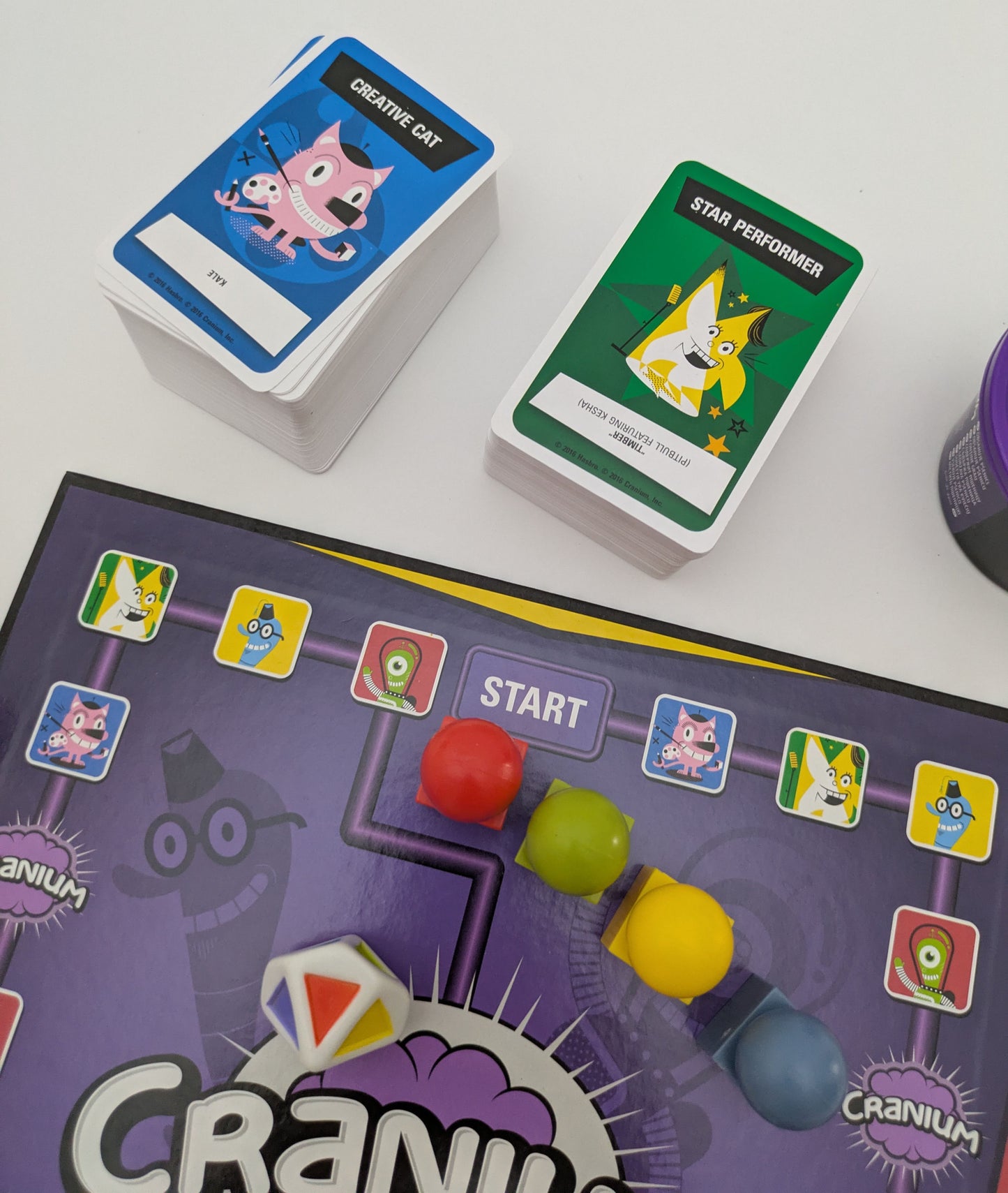 The ultimate mix of acting, sculpting, puzzling, and trivia fun in one board game – Cranium (2016).