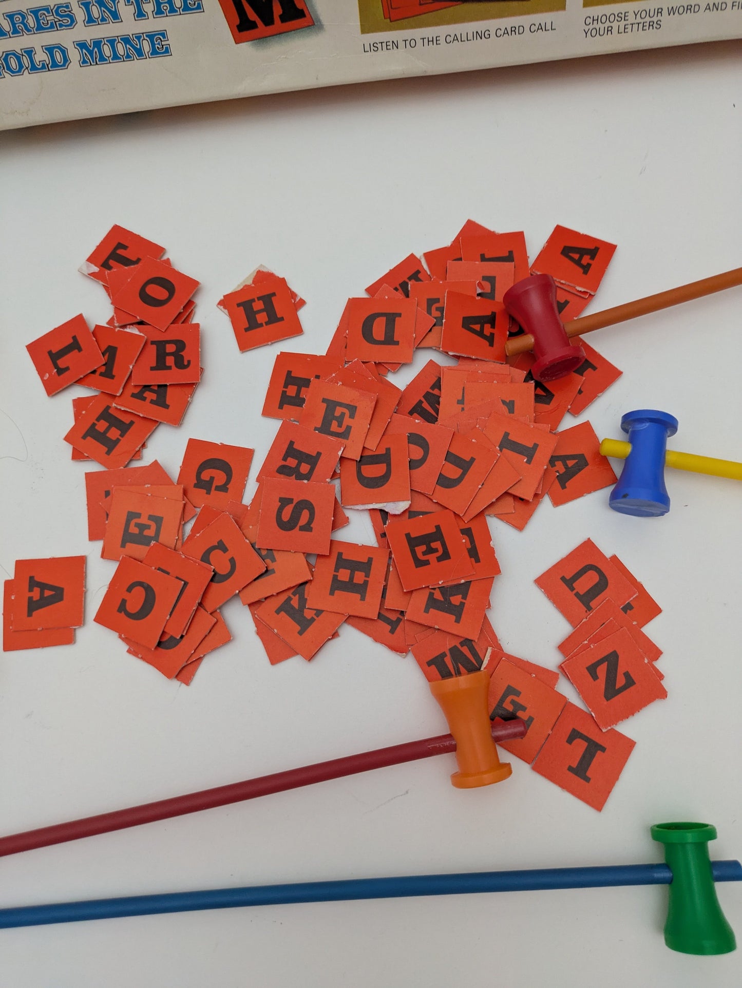 There's nothing quite like Dig (1971) – a quirky word game from the 70s where you pick up letters with a tacky hammer!