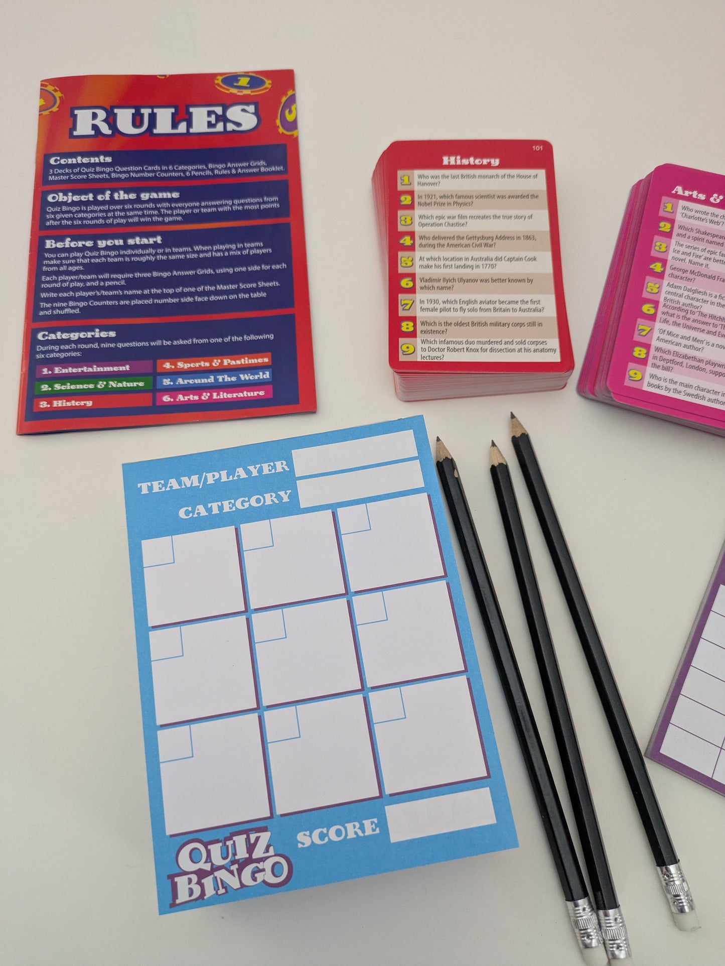 Think fast and mark your grid – Quiz Bingo (2021) puts your general knowledge to the test in every round.