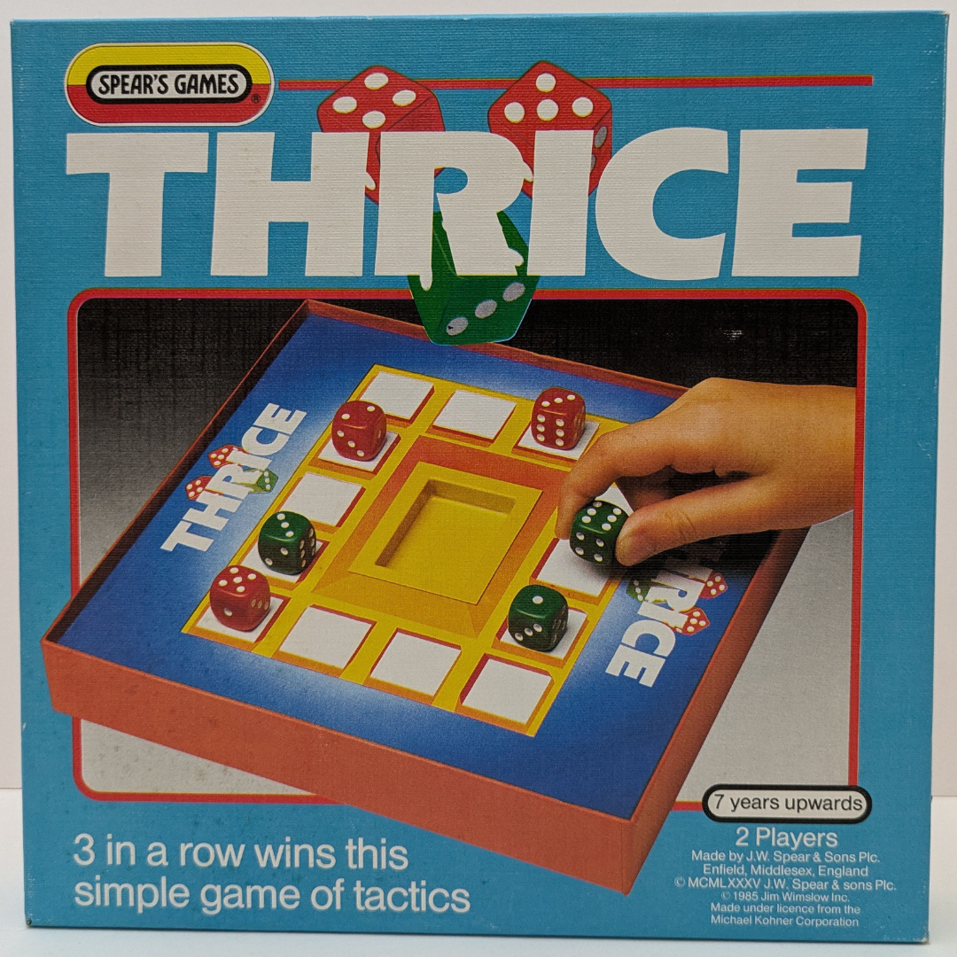 Thrice (1985) – A Clever Dice Challenge for Two
