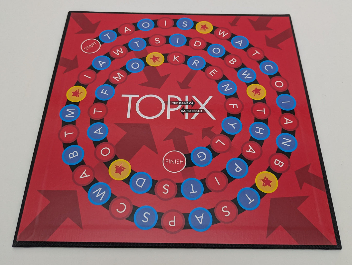 Topix (2020) board and components ready to play