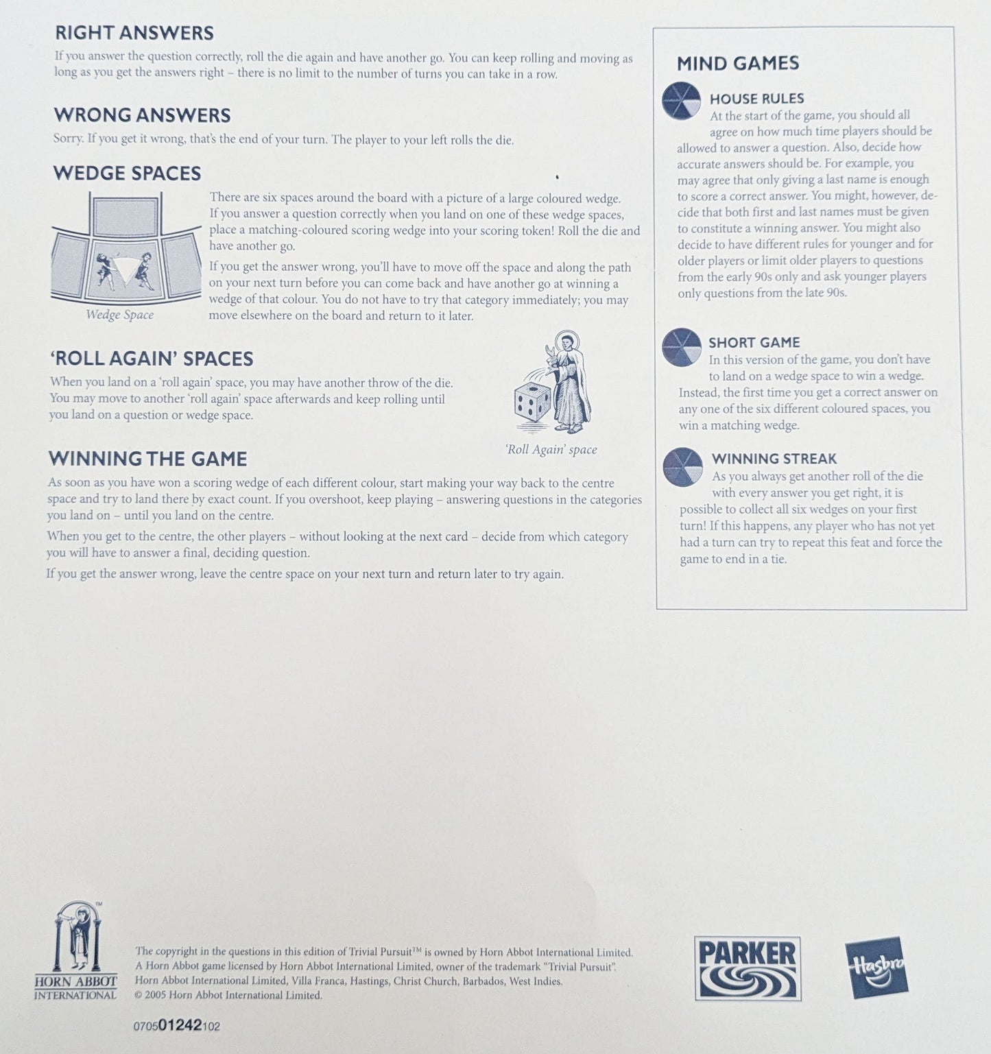 Trivial Pursuit 90s (2005) Instructions – Step Into the World of 90s Trivia