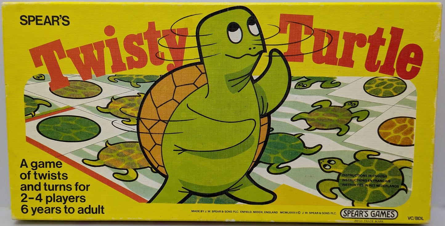 Twisty Turtle (1982) Game Rental - Classic Turtle Racing Board Game