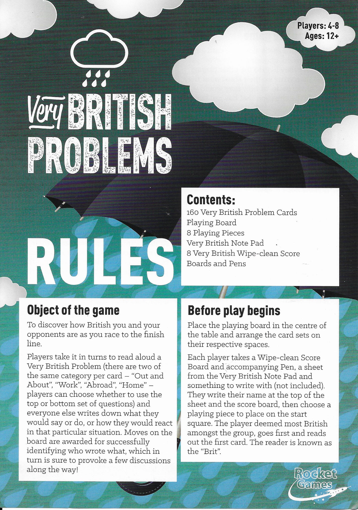 Very British Problems (2016) brings British sarcasm to your game night table.