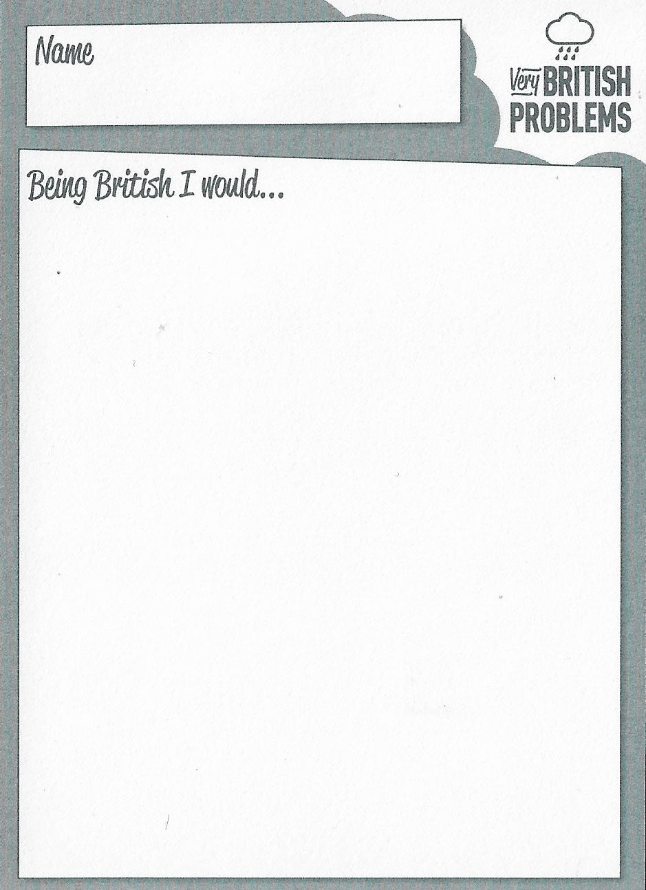 Very British Problems (2016) is perfect for those who overthink everything.