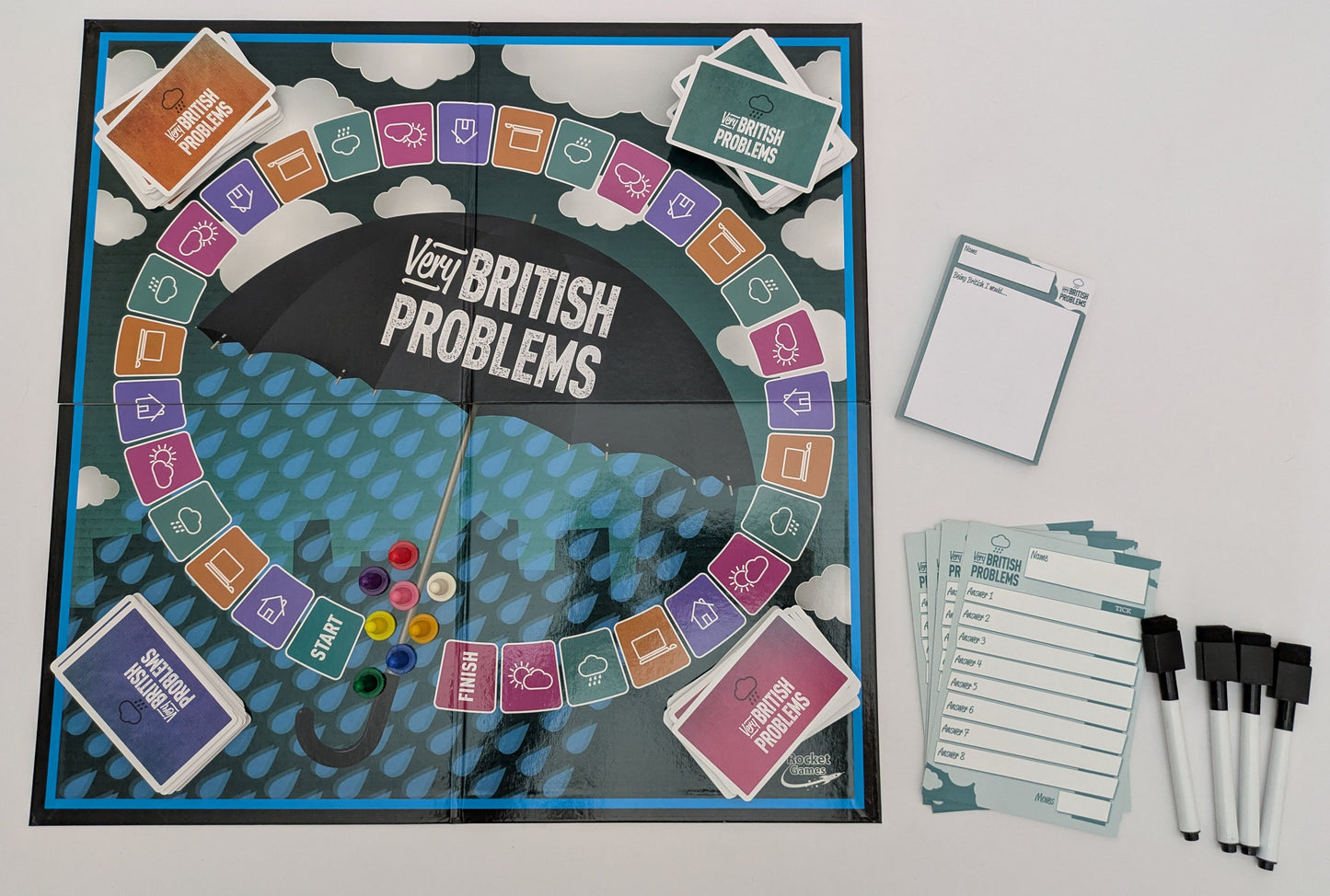 Very British Problems (2016) is the ultimate party game for fans of awkward British humour.