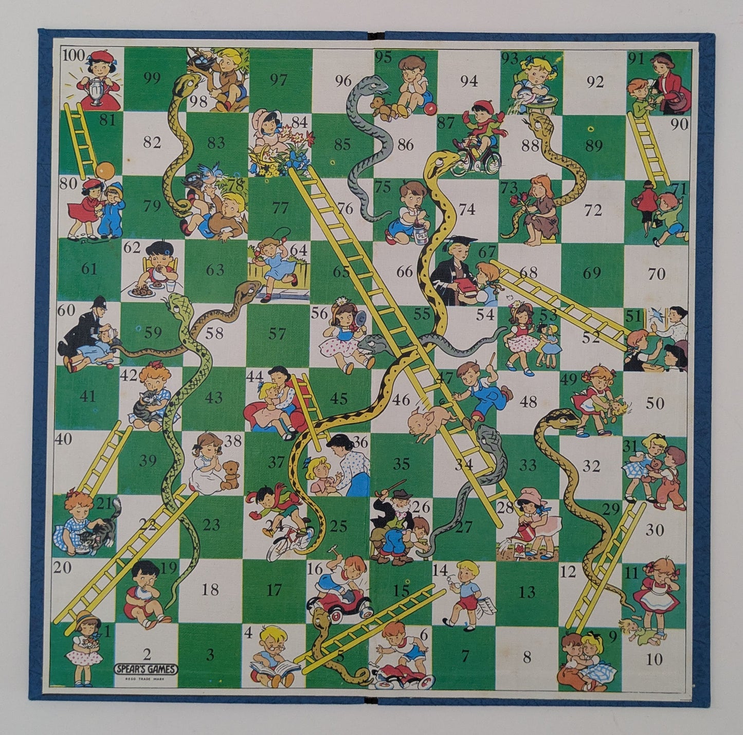 Vintage Snakes and Ladders (1960s) – Family Fun from Spear’s Games