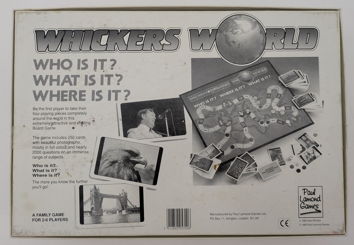 Whickers World 1989 is a brilliant trivia race that takes you on a journey around the globe.