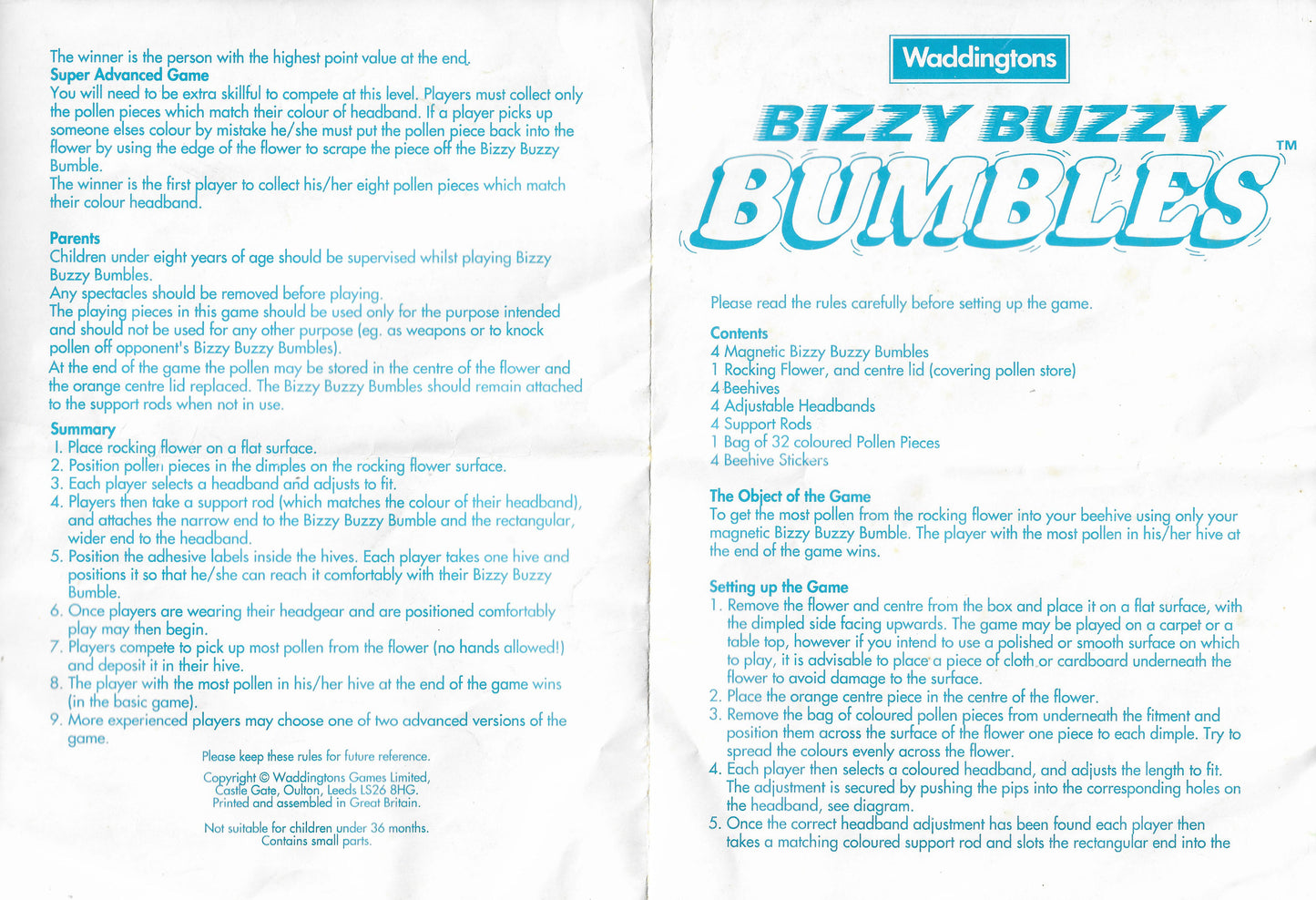 Who will be the ultimate busy bee in Bizzy Buzzy Bumbles (1991)