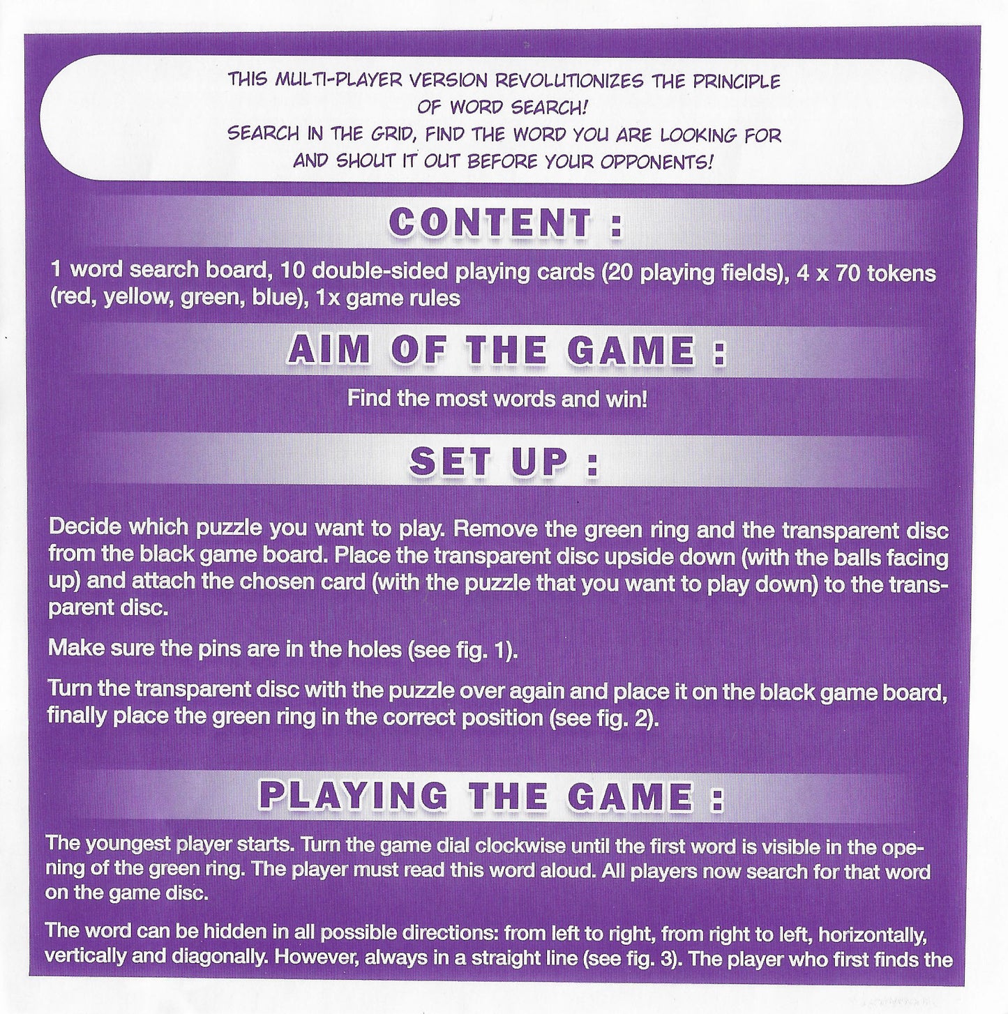 Word Search (2019) Rules – Learn the Competitive Twist on the Classic Word Puzzle