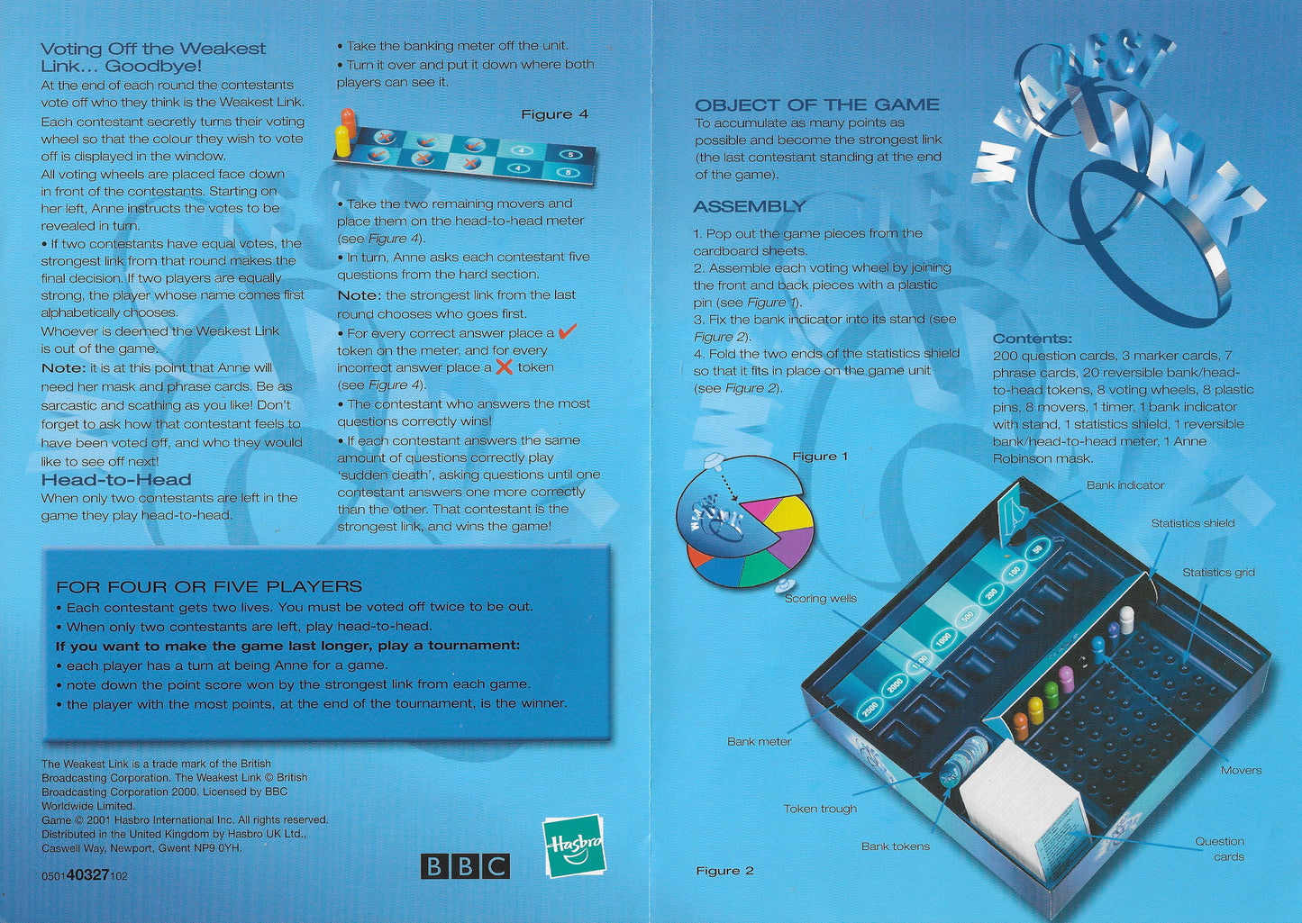 You Are The Weakest Link (2001) Rules – How to Play the Official BBC Board Game