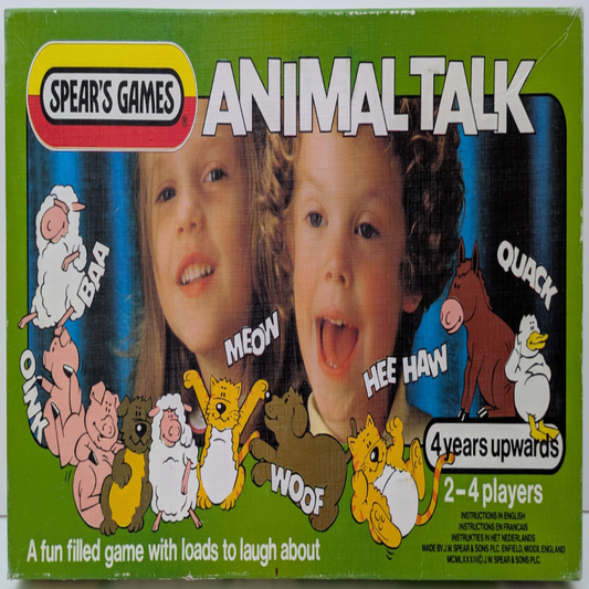 Animal Talk (1983) – A Fast and Funny Family Game by Spears Games