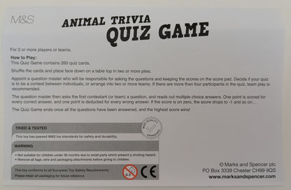 Animal Trivia Quiz Game | Fun & Educational Wildlife Trivia for All Ages