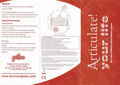 Articulate Your Life (2011) Instructions – Easy Rules for Fast-Paced Fun