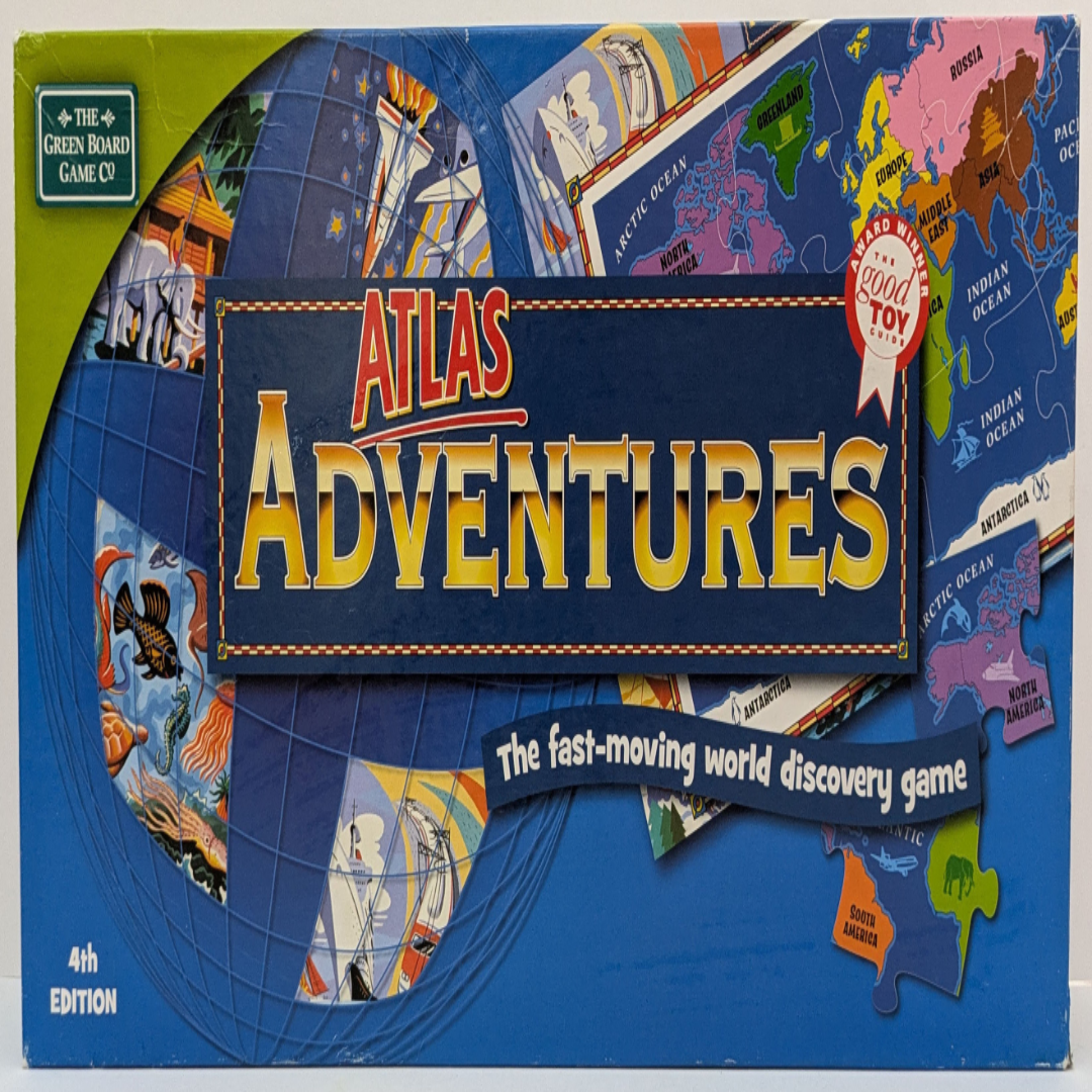 Atlas Adventures (1996) – Educational World Map Board Game