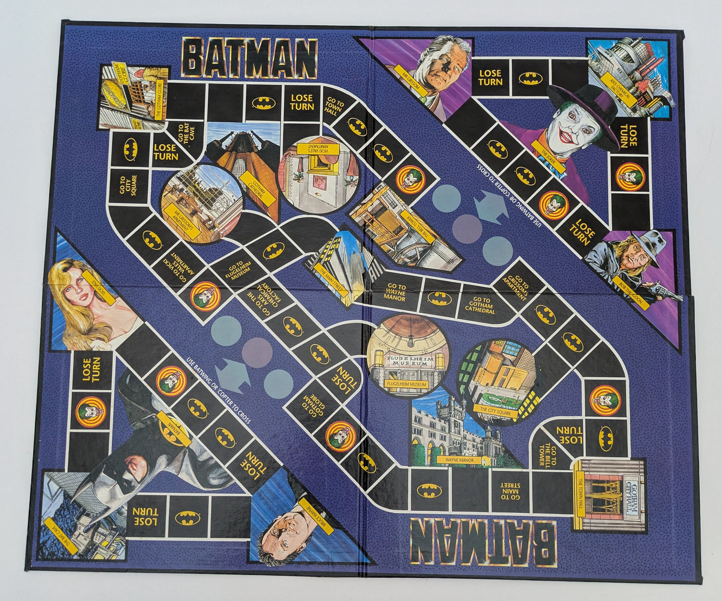 Batman (1989) is a classic superhero board game set in Gotham City.