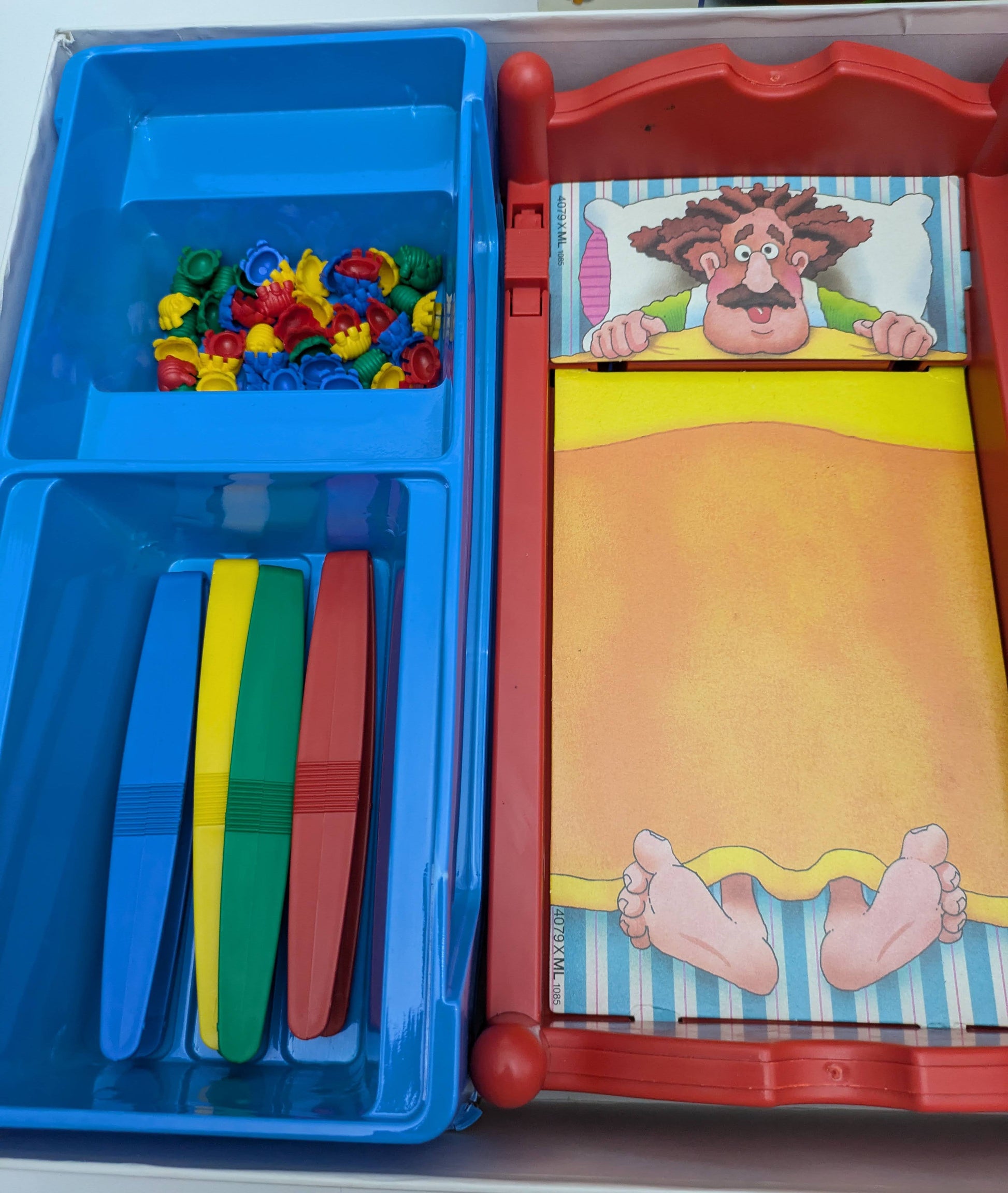 Bed Bugs (1985) Game Rental - Fast-Paced Family Dexterity Game