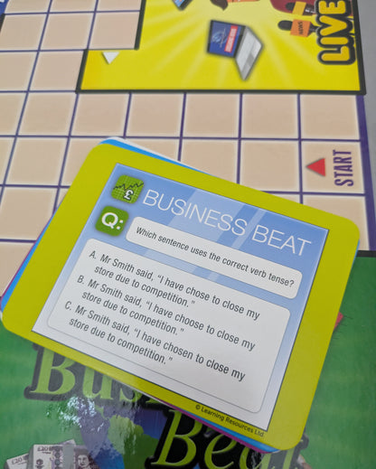 Breaking News (2005) turns language learning into a shared board game experience rather than a test