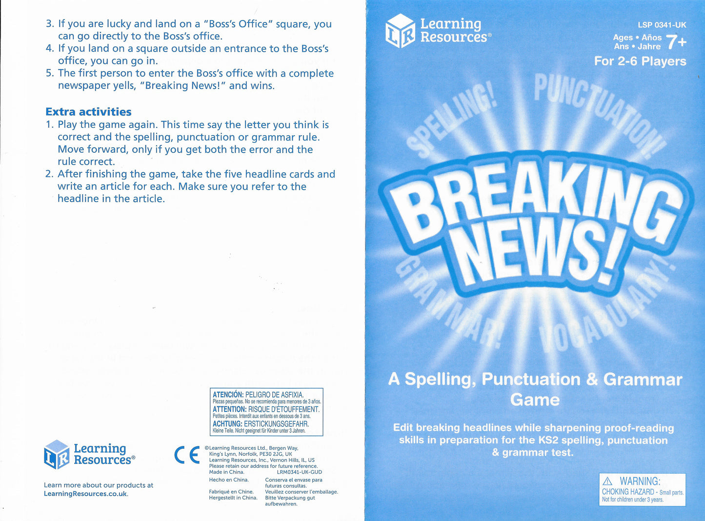 Breaking News (2005) uses clear rules to guide players through editing headline cards and collecting stories from each department