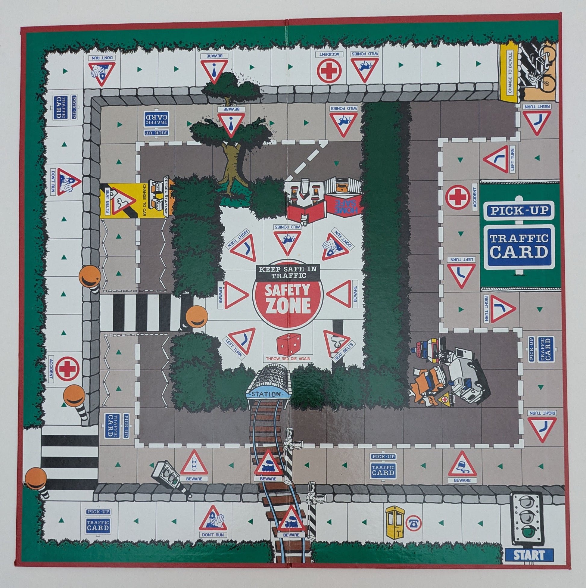 Bring back retro fun with Keep Safe in Traffic (1970s) the family board game