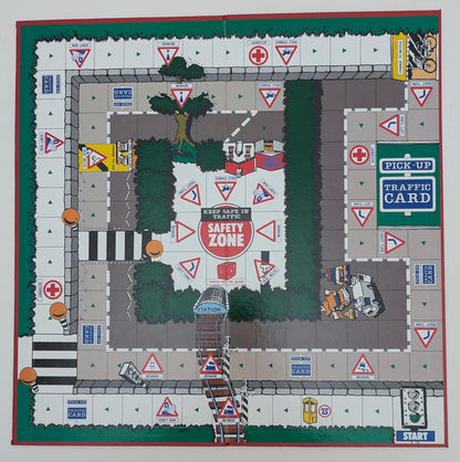 Bring back retro fun with Keep Safe in Traffic (1970s) the family board game