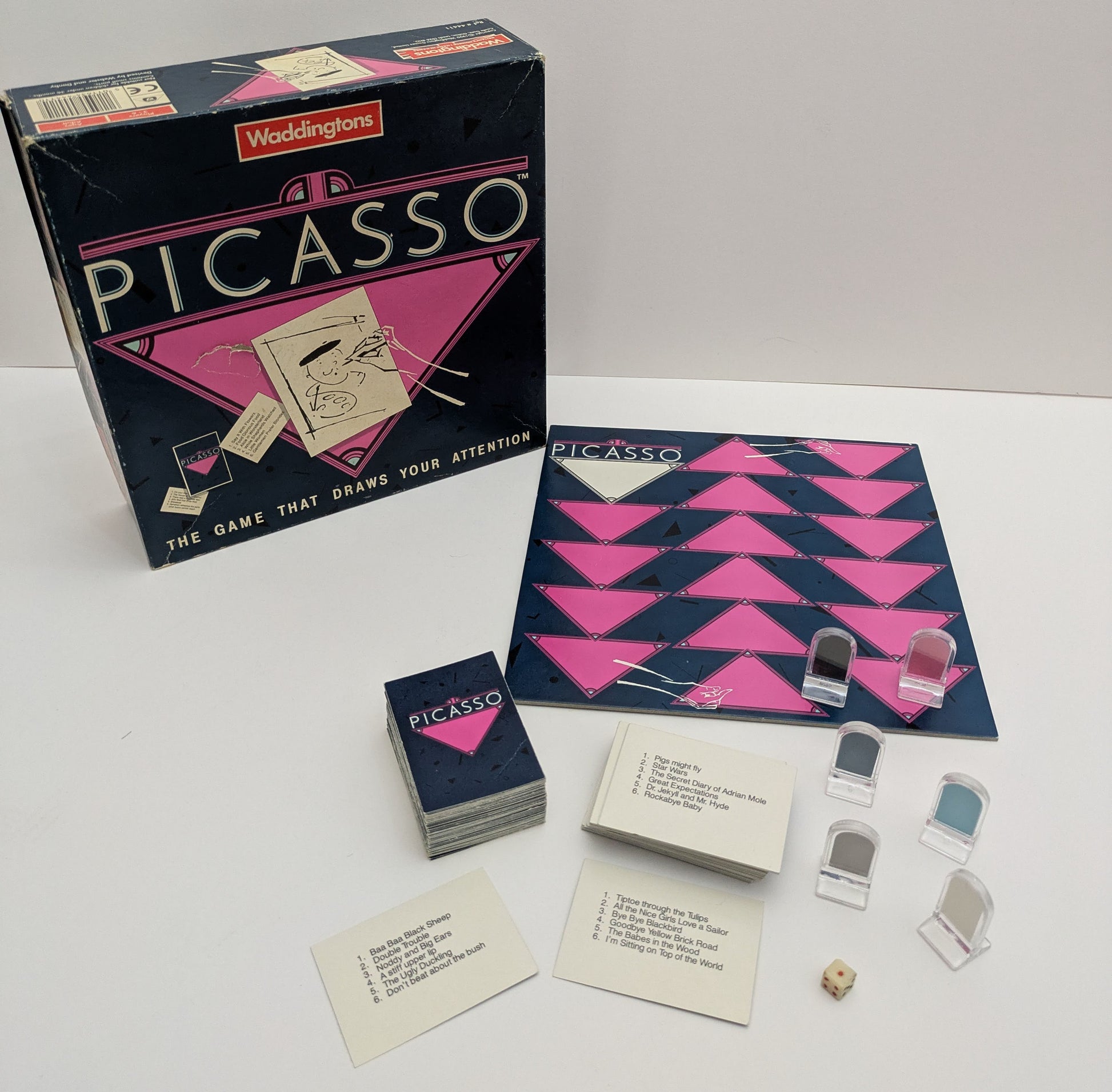 Bring out the sketchpads and silliness in Picasso (1990), a timeless game of imagination and fun