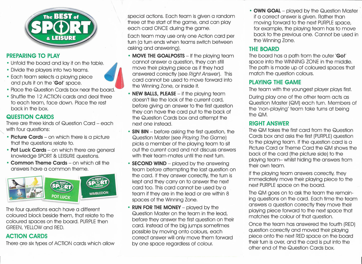 Bring the thrill of trivia and a bit of chaos with The Best of Sport & Leisure (2020).