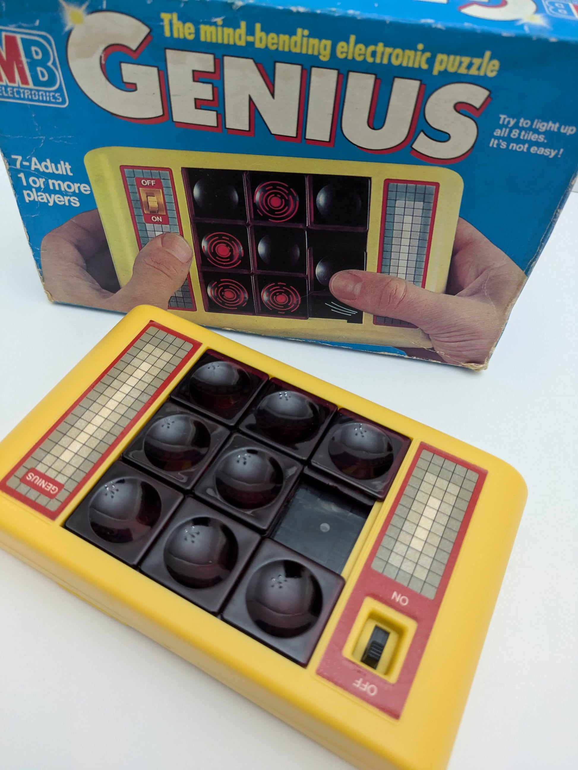 Can You Solve Genius (1981) Light Up All 8 Tiles to Win the Game!