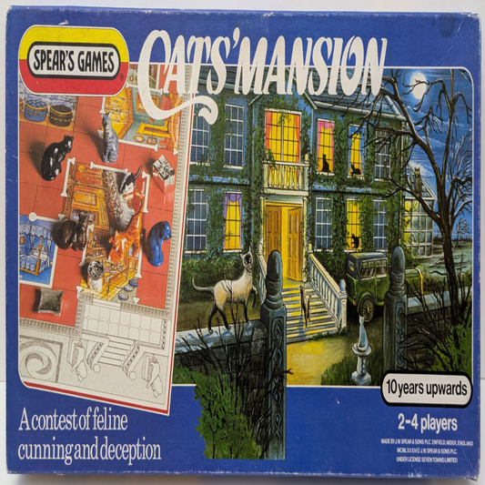 Cats’ Mansion (1984) – A Clever Cat Game of Strategy and Secret Roles