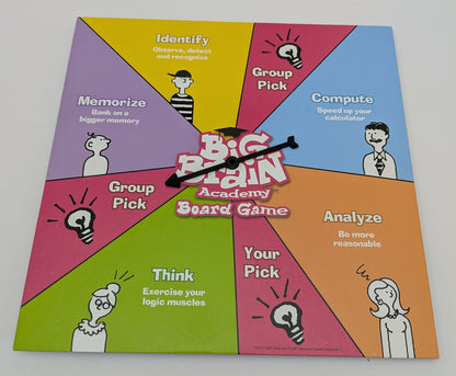 Challenge friends and family in Big Brain Academy Board Game (2007) – where quick thinking wins.