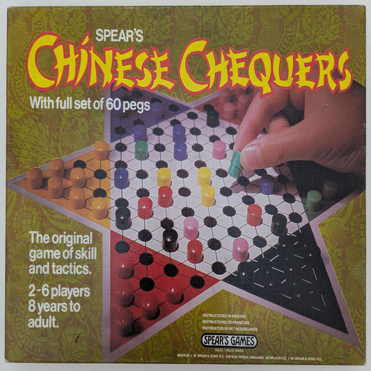 Chinese Checkers (1982) – Classic Spears Strategy Board Game