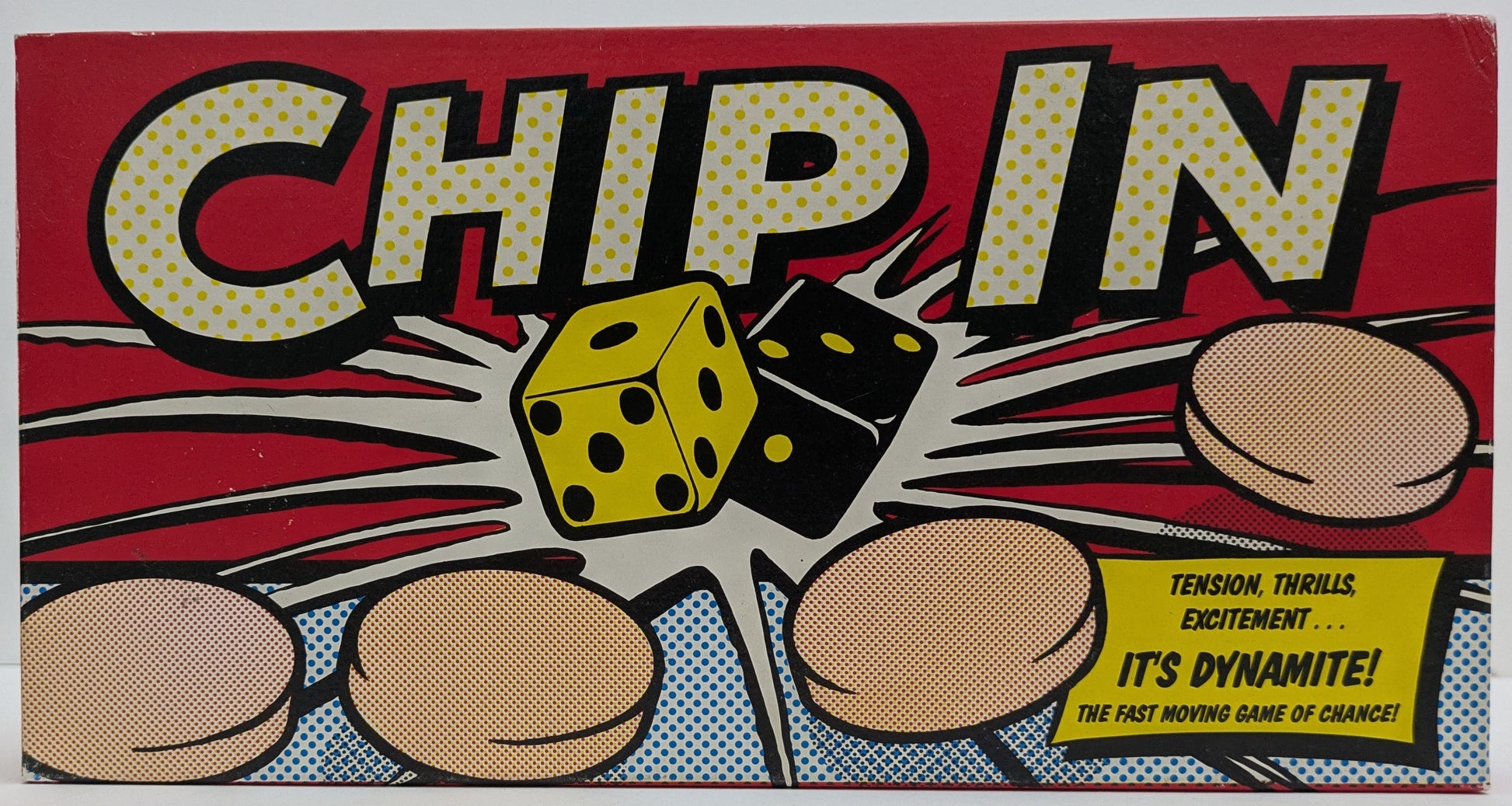 Chip In (1988) Game Rental - Fun & Strategic Dice Challenge