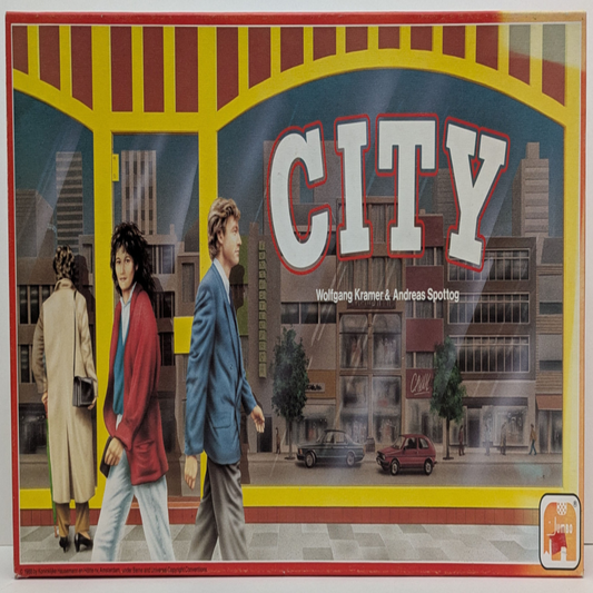 City Board Game (1989) – Build Businesses and Attract Customers