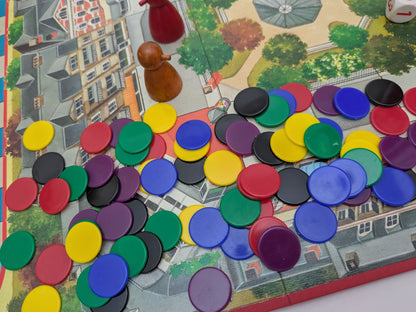 City (1989) board game – outsmart rivals and grow your empire.