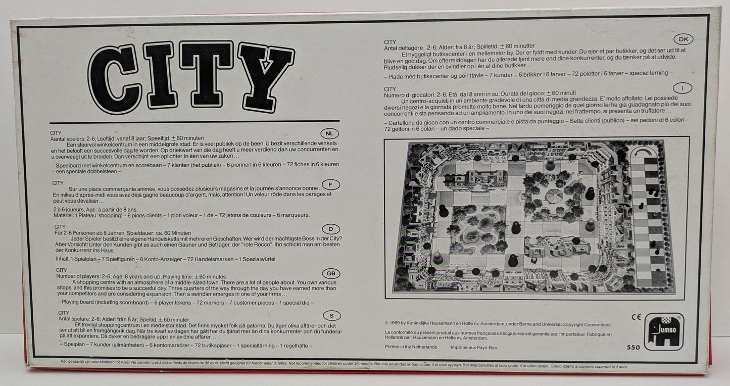 City (1989) – fun, competition, and business strategy for families.