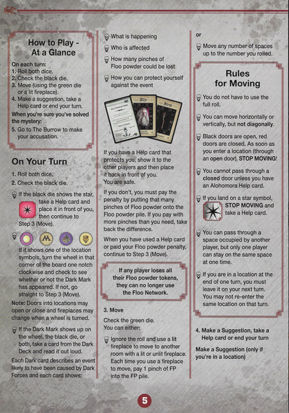 Cluedo Harry Potter (2019) Instructions – Learn the Game Quickly