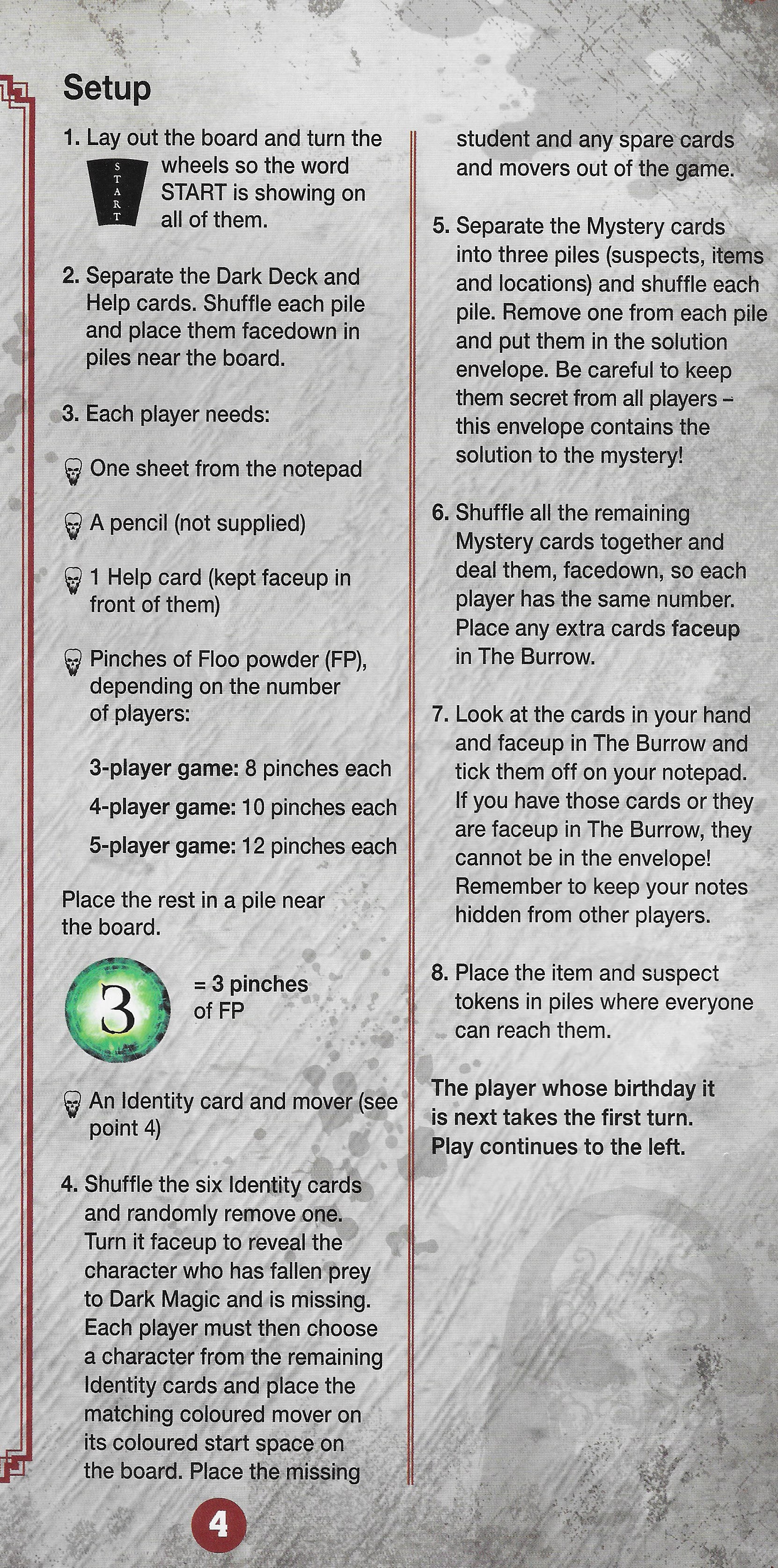 Cluedo Harry Potter (2019) Rules Guide – Who, What, Where Explained