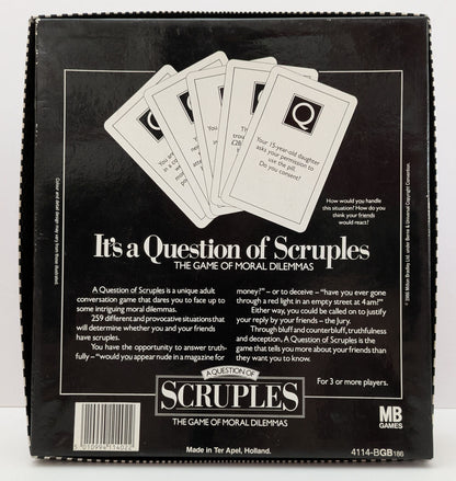 Could You Predict Their Answer Scruples (1986) Makes You Guess!
