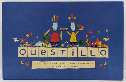 Crosswords meet competition in the classic Questillo (1995).