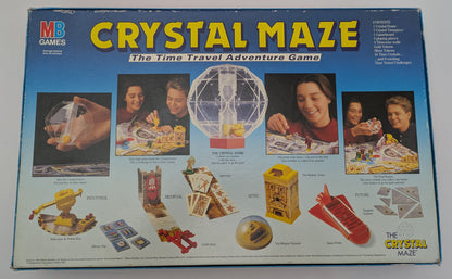 Crystal Maze (1991) is a hands-on board game that keeps everyone involved with varied and engaging challenges.