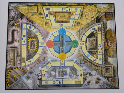 Crystal Maze (1991) offers a mix of luck, skill, and teamwork as players move around the board and enter challenges.