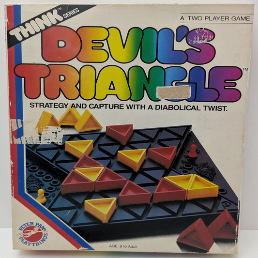 Devil’s Triangle (1987) – A Vintage Strategy Game of Bluff and Capture