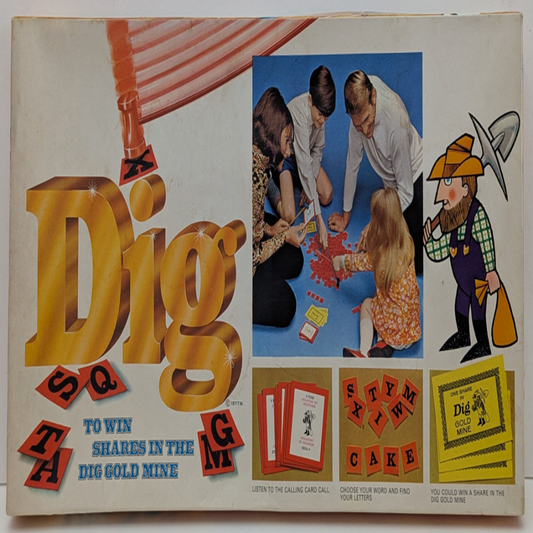 Dig (1971) – A Sticky Hammer Word Game of Gold and Giggles