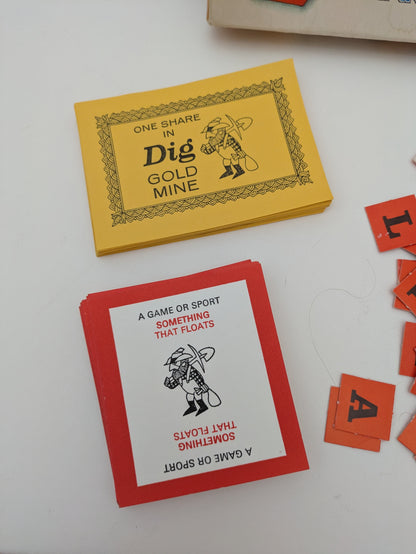 Dig (1971) turns spelling into a race for treasure – and every round is packed with laughs and surprises.
