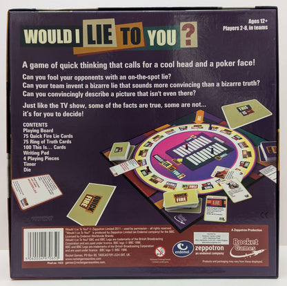 Discover how convincing you really are with Would I Lie to You (2011) – the perfect party game!