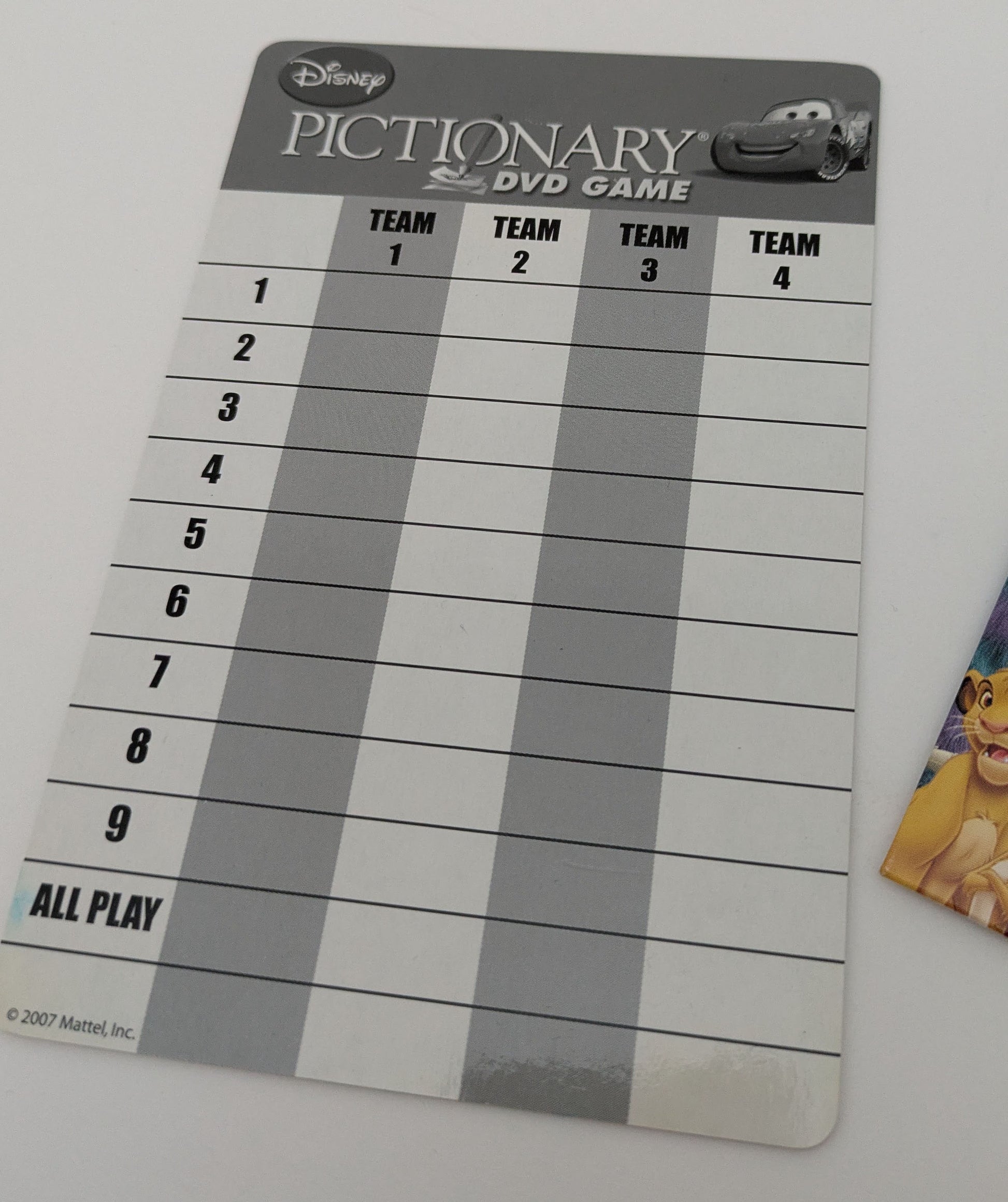 Disney Pictionary DVD (2007) – Bring Disney Magic to Game Night