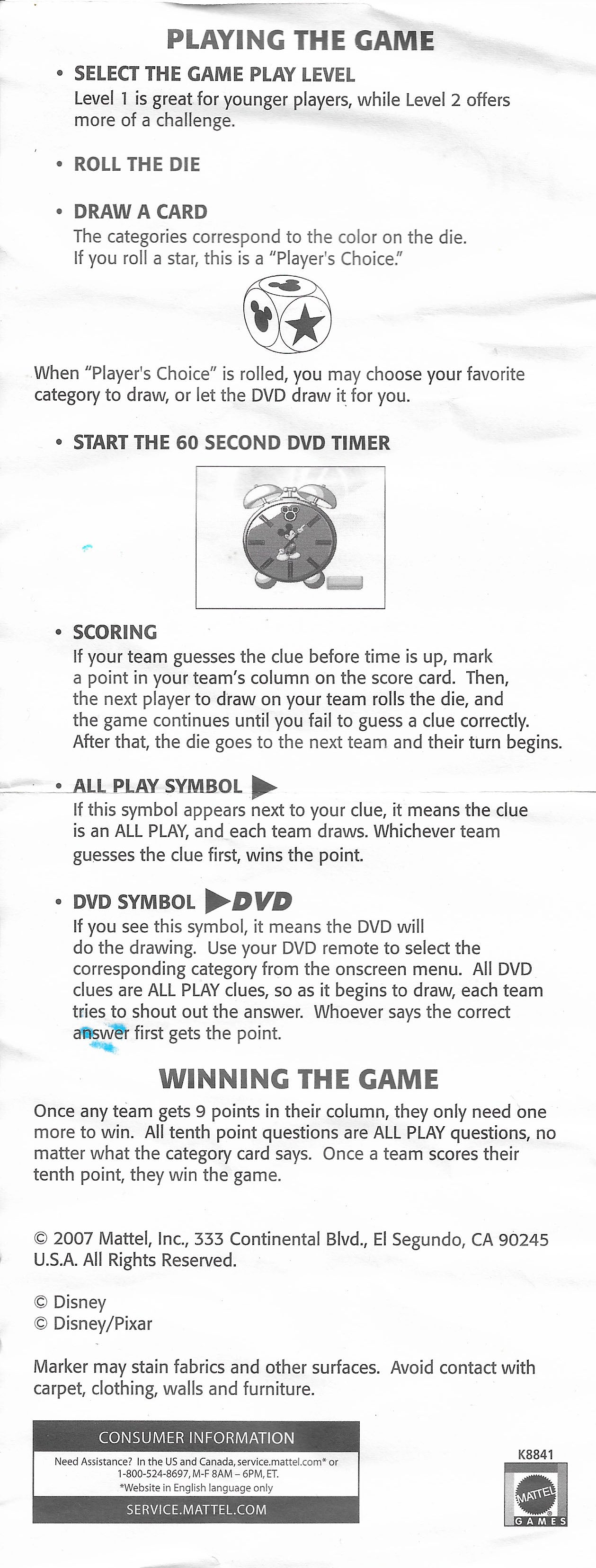 Disney Pictionary rules DVD (2007) – A Creative Twist on a Classic Game